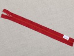 Nylon Zips 20 cm - 8" - Red/Orange