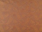 140cm Jacquard Cupro Lining - Golden Red Paisley