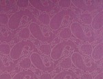 140cm Jacquard Cupro Lining - Lilac Paisley