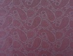 140cm Jacquard Cupro Lining - Wine/Blue Paisley