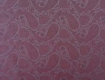 140cm Jacquard Cupro Lining - Wine/Blue Paisley