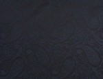 Exclusive Jacquard Cupro design linings - Navy Paisley