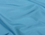 140cm Acetate/Polyester Stretch 65/35 - Cyan Blue