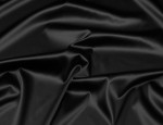 175cm Polyester/Lycra 88/12 Supastretch Satin Lining - Black