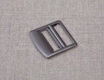 Slider With Integrated Buckle - Gunmetal