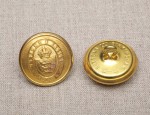 25mm Jersey Customs & Excise Button - Gilt