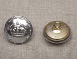25mm Ayrshire Yeomanry with QE II Crown Button - Silver
