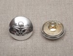 24mm Saudi Arabia Uniform Button - Silver