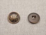 15mm Royal Standard Button - Bronze
