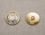 20mm British Army Corps of Royal Engineers Button - Enamel and Gilt