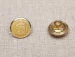 15mm Emmanuel College Oxford University Button - Gilt