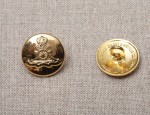 15mm Royal Artillery with QE II Crown Button - Gilt