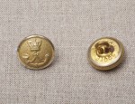 16mm Light Infantry with QE II Crown Button - Gilt