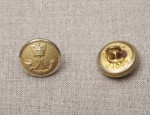 16mm Light Infantry with QE II Crown Button - Gilt