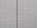 80cm Shoulder Pad Reinforcement Canvas - Natural with Blue Stripe