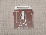 35mm Paul Dierckx Antwerp Badge - Brown Enamel