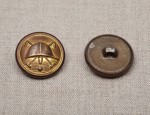 22mm Polo Design Blazer Button - Antique Gilt