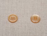 22L MOP 4 Hole Buttons - Honey