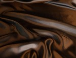 140cm Two Tone Satin 60 VI/40 AC - Chocolate Cosmos