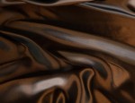 140cm Two Tone Satin 60 VI/40 AC - Chocolate Cosmos