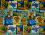 100% Viscose Twill - Van Gogh