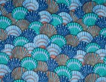 100% Viscose Twill - Seashells