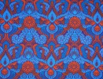 100% Viscose Twill - Damask Royal Gleam