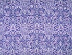 100% Viscose Twill - Damask Royal Purple