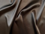 150cm Polyester Satin Stretch Lining 97/3 - Chocolate Brown
