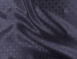 140cm Jacquard Viscose Lining - Sapphire Blue Diamonds