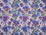 100% Viscose Twill - Thistles