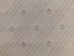 Jacquard Acetate/Viscose design linings - Silver Crest